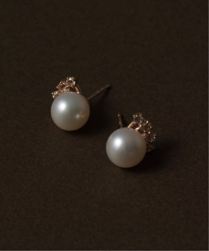 さ*く様 ete パール/ホワイトトパーズ ピアス パール／ホワイトトパーズ ピアス | ete bijoux (Women)/エテ