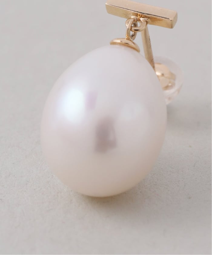 予約》バロックパールバーピアス K10（両耳）(508474072) | リラ
