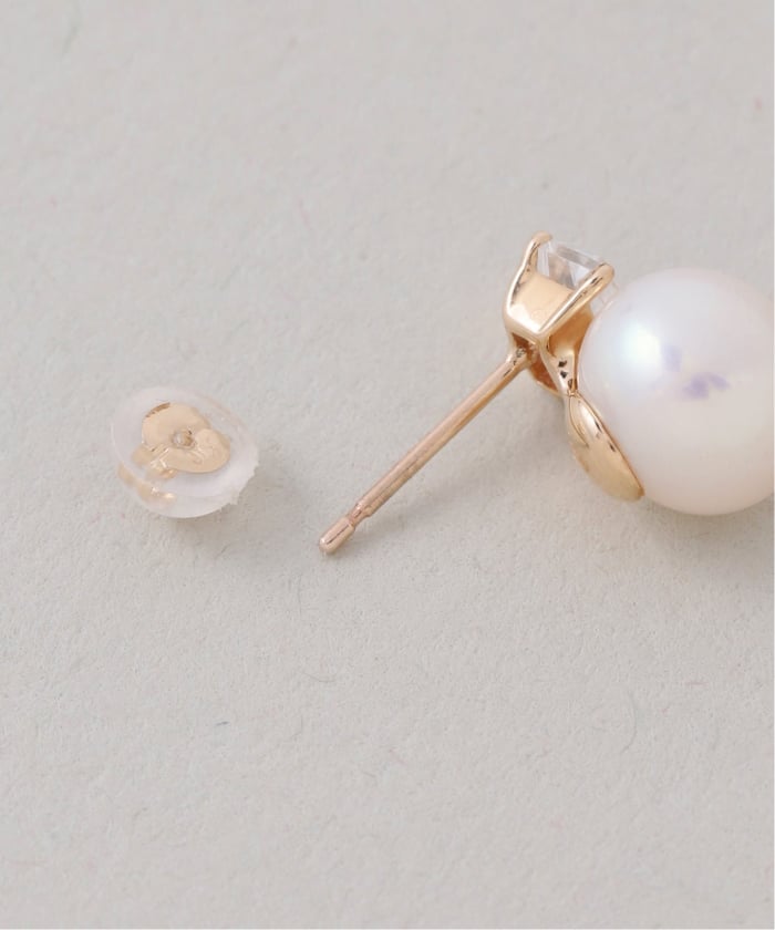さ*く様 ete パール/ホワイトトパーズ ピアス パール/ホワイトトパーズ ピアス（872173） ｜ women