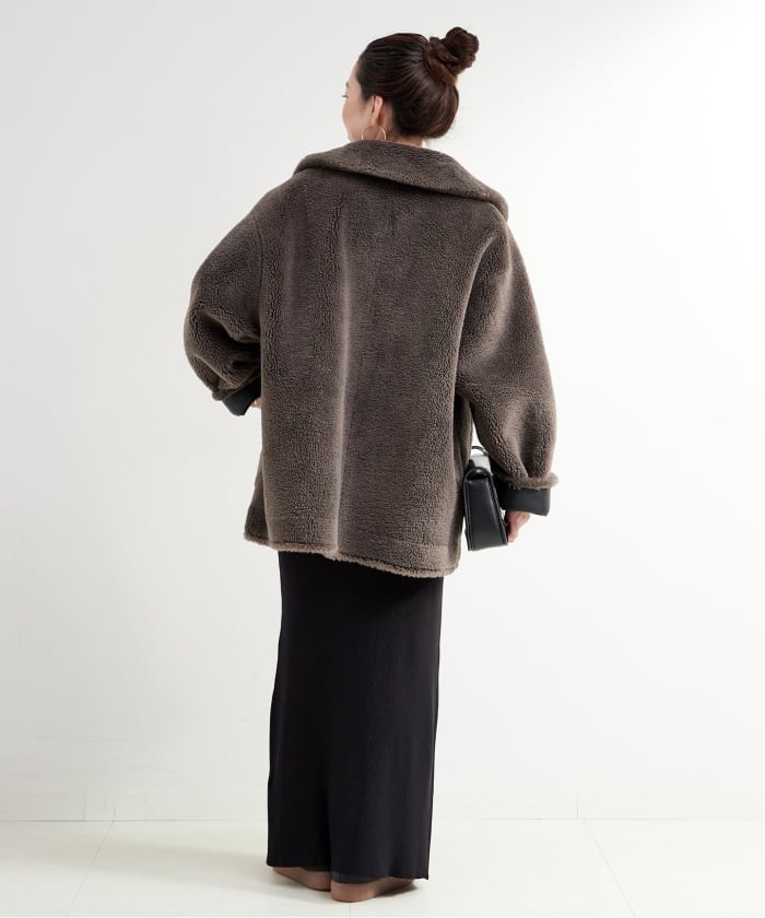 B.C STOCK☆SIMPLICITE☆リバーシブルムートンコート☆ボアコート B.C STOCK☆SIMPLICITE☆リバーシブルムートンコート