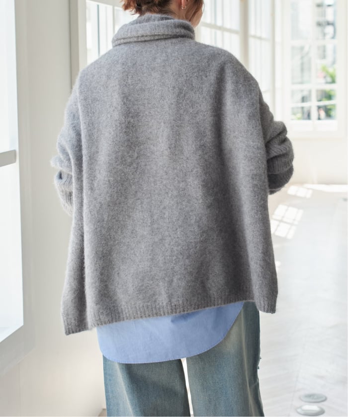 Spick &amp; Span - Spick and Span フォックスウール ロングリブタートルプルオーバー 追加予約》フォックスウールミックスロングリブタートルプル