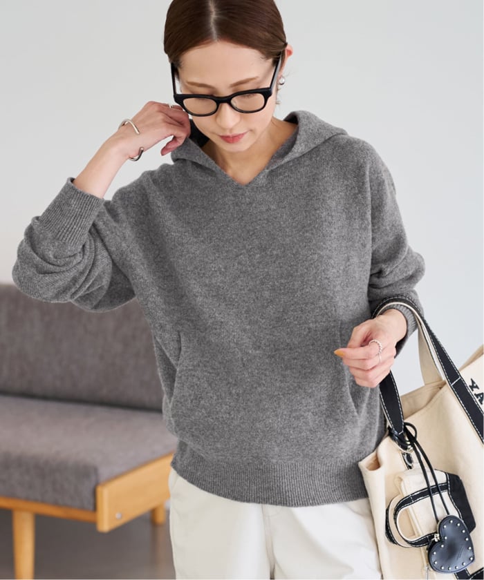 FRAMeWORK 圧縮ウールフードプルオーバー ≪追加予約≫圧縮ウールフードプルオーバー（ニット／セーター