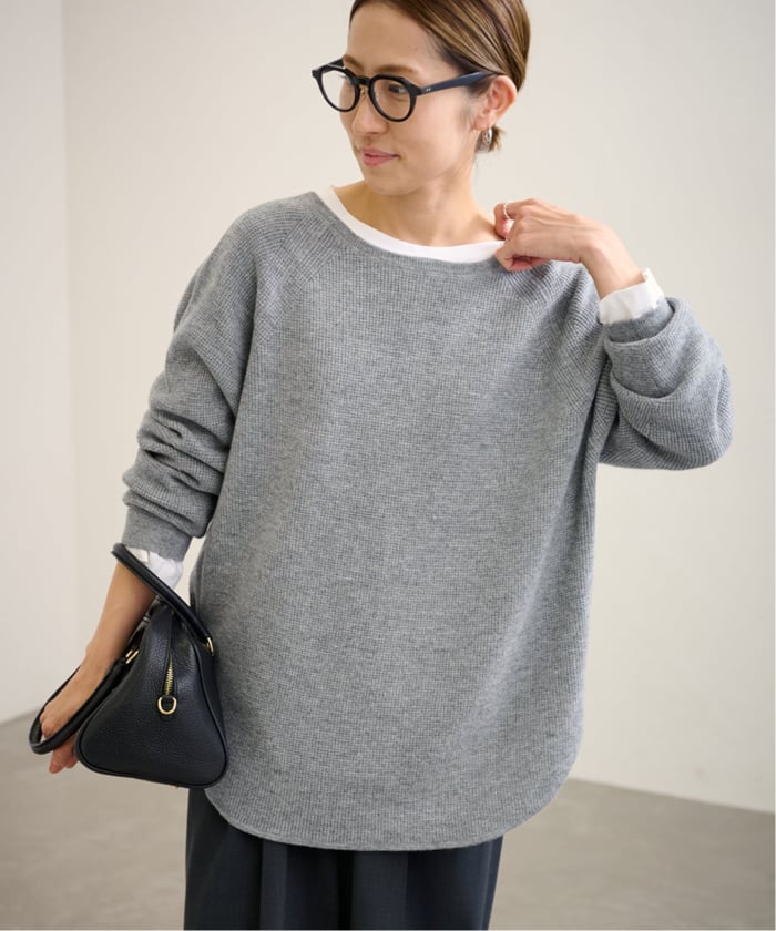 ≪WEB限定追加予約≫ウールワッフルヘンリーネック(508474840