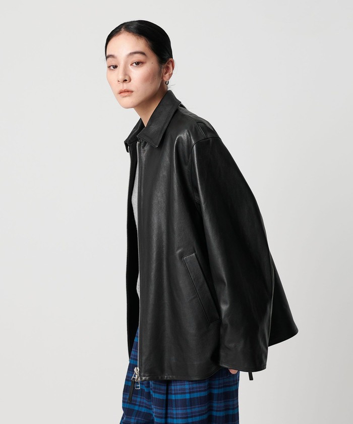 【美品】ユナイテッドアローズ　United Arrows レザージャケット 楽天市場】BY レザー コーチジャケット BEAUTY&YOUTH UNITED