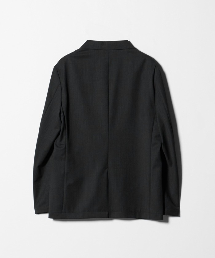 green label リラクシング 黒 テーラードジャケット&Tシャツ SET TW サージ ナロー ジャケット －ストレッチ－(508457295