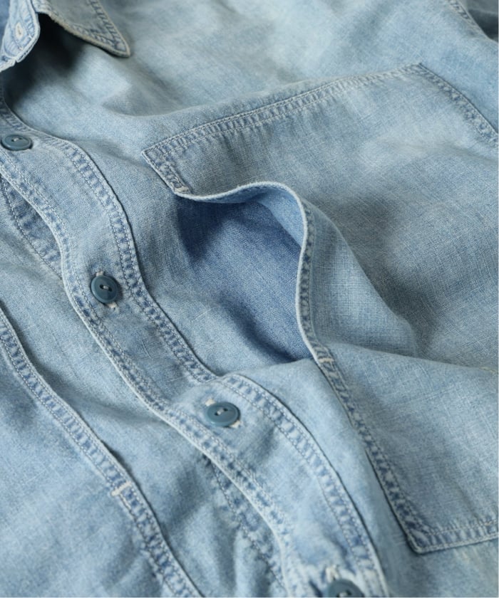アナクロノーム  デニムシャツ ANACHRONORM New ε [INDIGO / MIDDLE WASH] - Fresh Service
