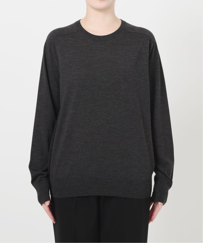 【美品】ヴェルメイユパーイエナ　Co/Ryペプラムニットプルオーバー　ブラウン ICE Feel Cotton Knit プルオーバー（ニット／セーター