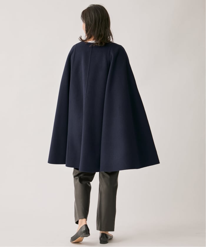 美品✨ ヴェルメイユパーイエナ ラムカシミヤマントコート　ライトグレー　Fサイズ VERMEIL par iena（ヴェルメイユパーイエナ）の「《追加》ラム