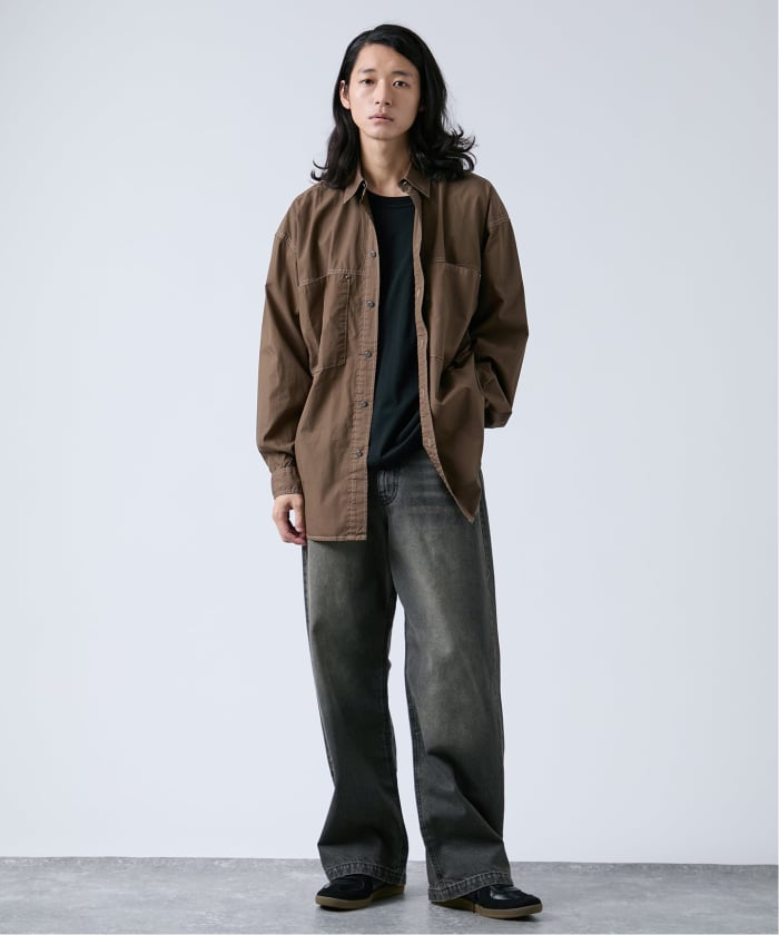 BC STOCK デニム B.A.C.D] NEW 13oz ワイドストレートデニムパンツ(508477625