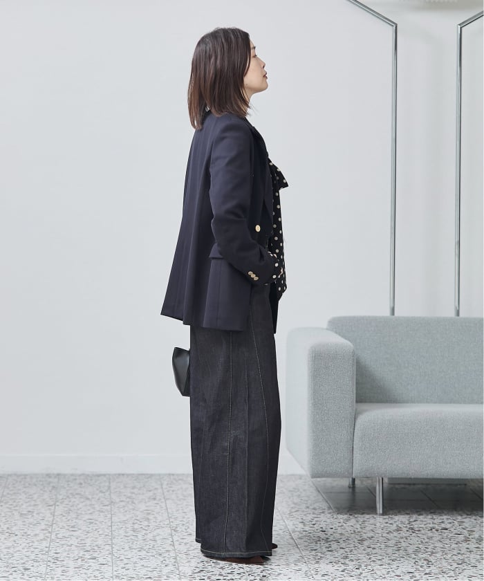 ジャーナルスタンダード 23AW ウールトリコチンブレザージャケット ジャーナルスタンダード レサージュ JOURNAL STANDARD L'ESSAGE