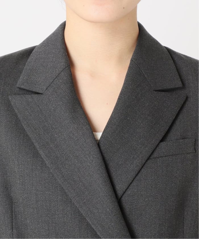 ジャーナルスタンダード 23AW ウールトリコチンブレザージャケット ジャーナルスタンダード レサージュ JOURNAL STANDARD L'ESSAGE
