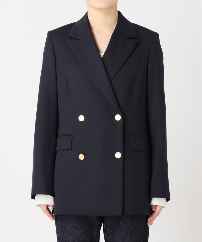 ジャーナルスタンダード 23AW ウールトリコチンブレザージャケット ジャーナルスタンダード レサージュ JOURNAL STANDARD L'ESSAGE