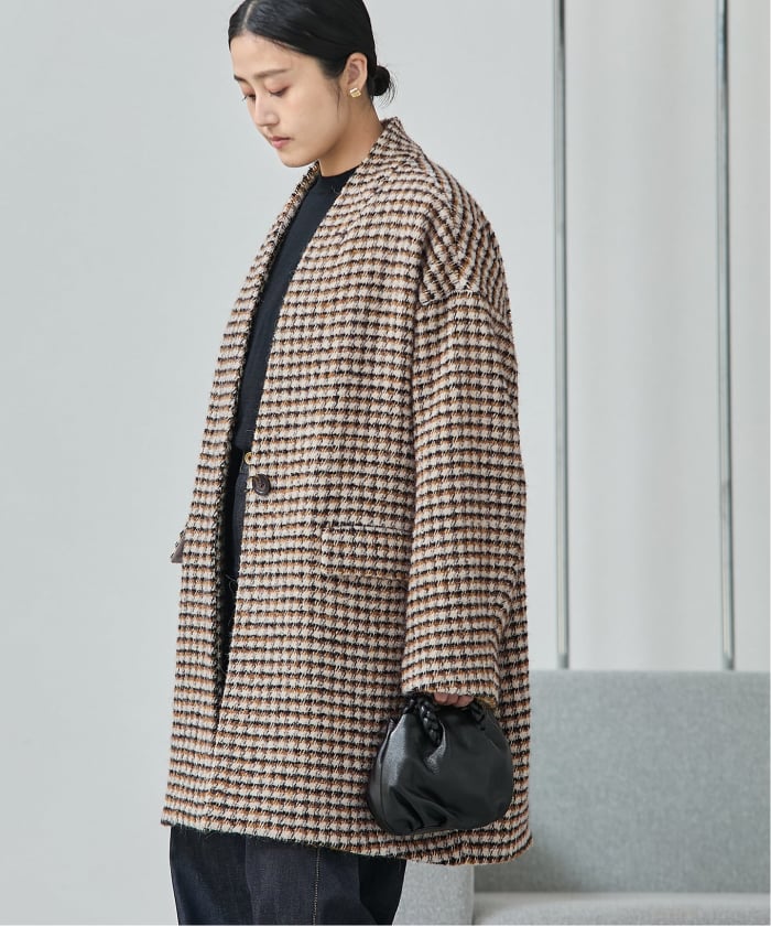 ジャーナルスタンダードレサージュ 23AW GIOLICA コクーンコート 追加予約》SUPER140S/GIOLICA コクーンコート(508489932