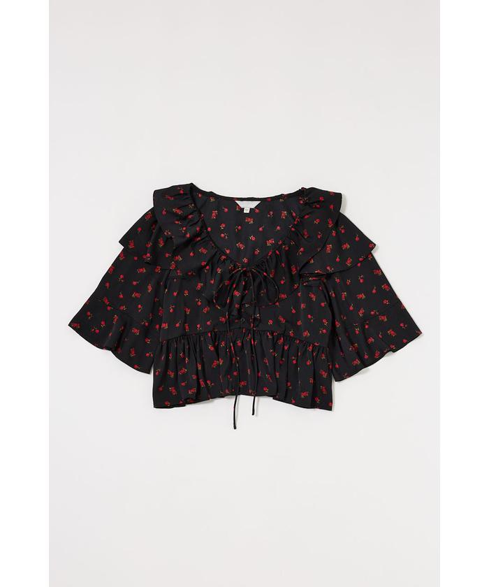 フリルトップス　マウジー SHOULDER FRILLS トップス(506554970) | マウジー(moussy) - d