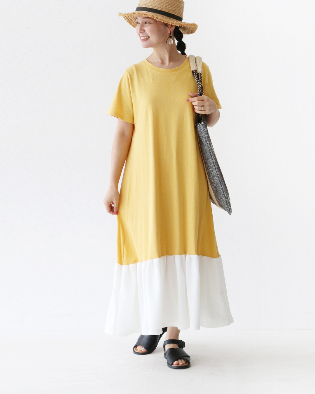 【着るだけで華やぐ】CHANELワンピース イエローで魅せる サンポクシェル sanpo kuschel 着るだけ!元気チャージ