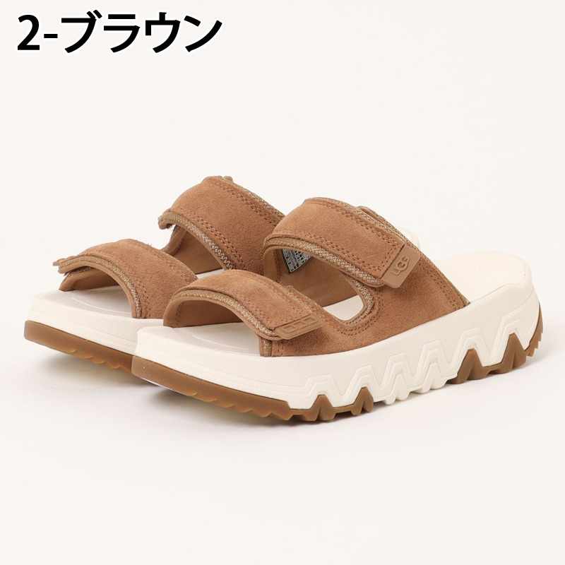 ハワイ購入　ugg 厚底　スエードサンダル　黒　6 ハワイ購入 ugg 厚底 スエードサンダル 黒 6 undieshop_ug51-1167497