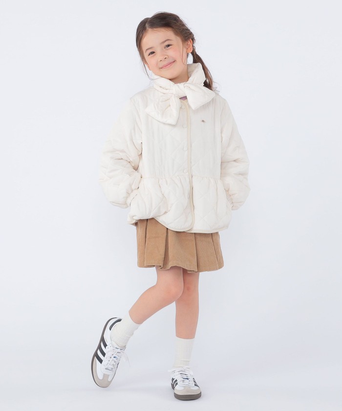 ペッピーキッズ SHIPS KIDS:100～130cm /〈洗濯機可能〉 キルト ペプラム