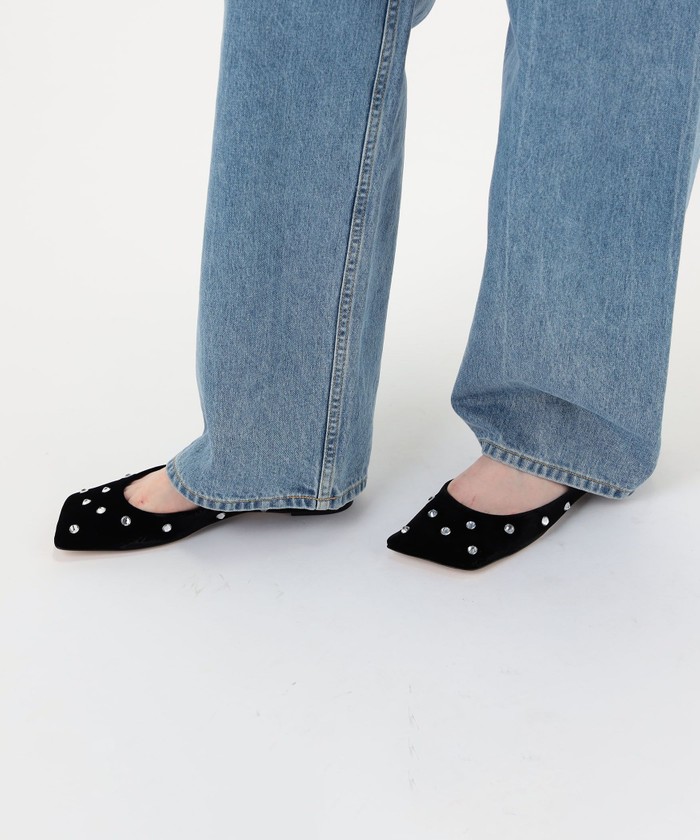 PIPPICHIC LINDA DIAMOND フラットシューズ PIPPICHIC LINDA DIAMOND フラットシューズ｜トゥモローランド