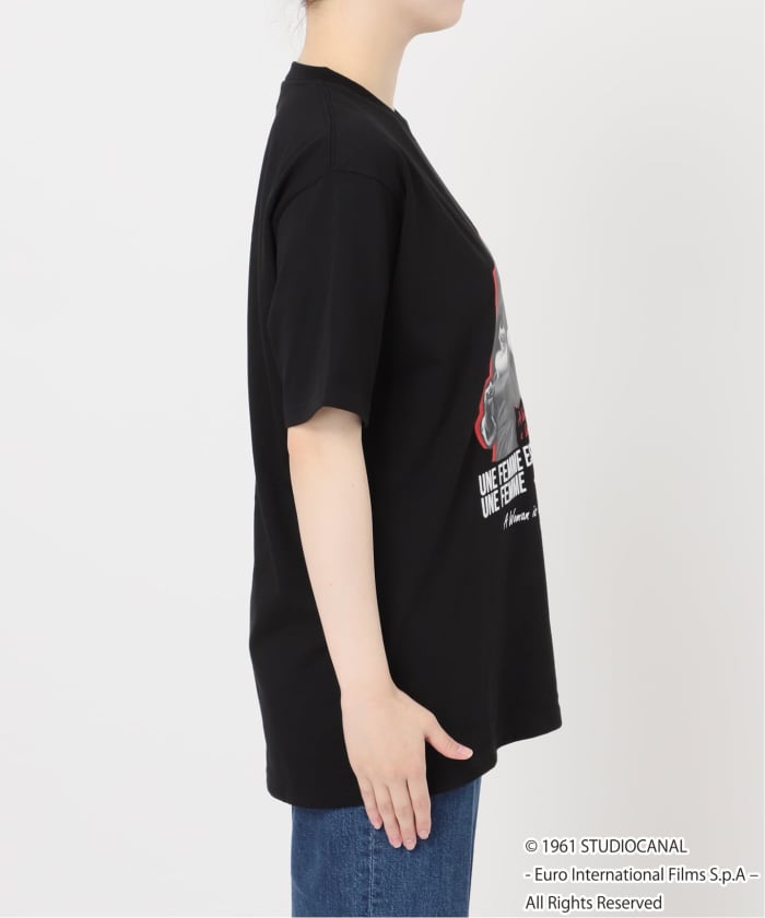 希少【Burberry】トリスタン刺繍Ekd Tシャツ キャメル TRICOMER/トリコメル 別注 GODARD UNE FEMME EST UNE FEMME TEE