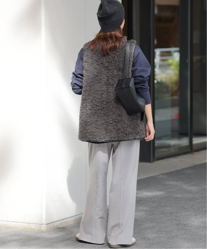 JOURNAL STANDARD relumeシープフェイクファージップベスト シープフェイクファージップベスト（ベスト）｜JOURNAL STANDARD