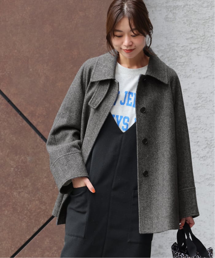 新品タグなし 尾州ウールスーパー100Aラインコート JOURNAL STANDARD relume｜《追加予約》[25AW新作]尾州ウール