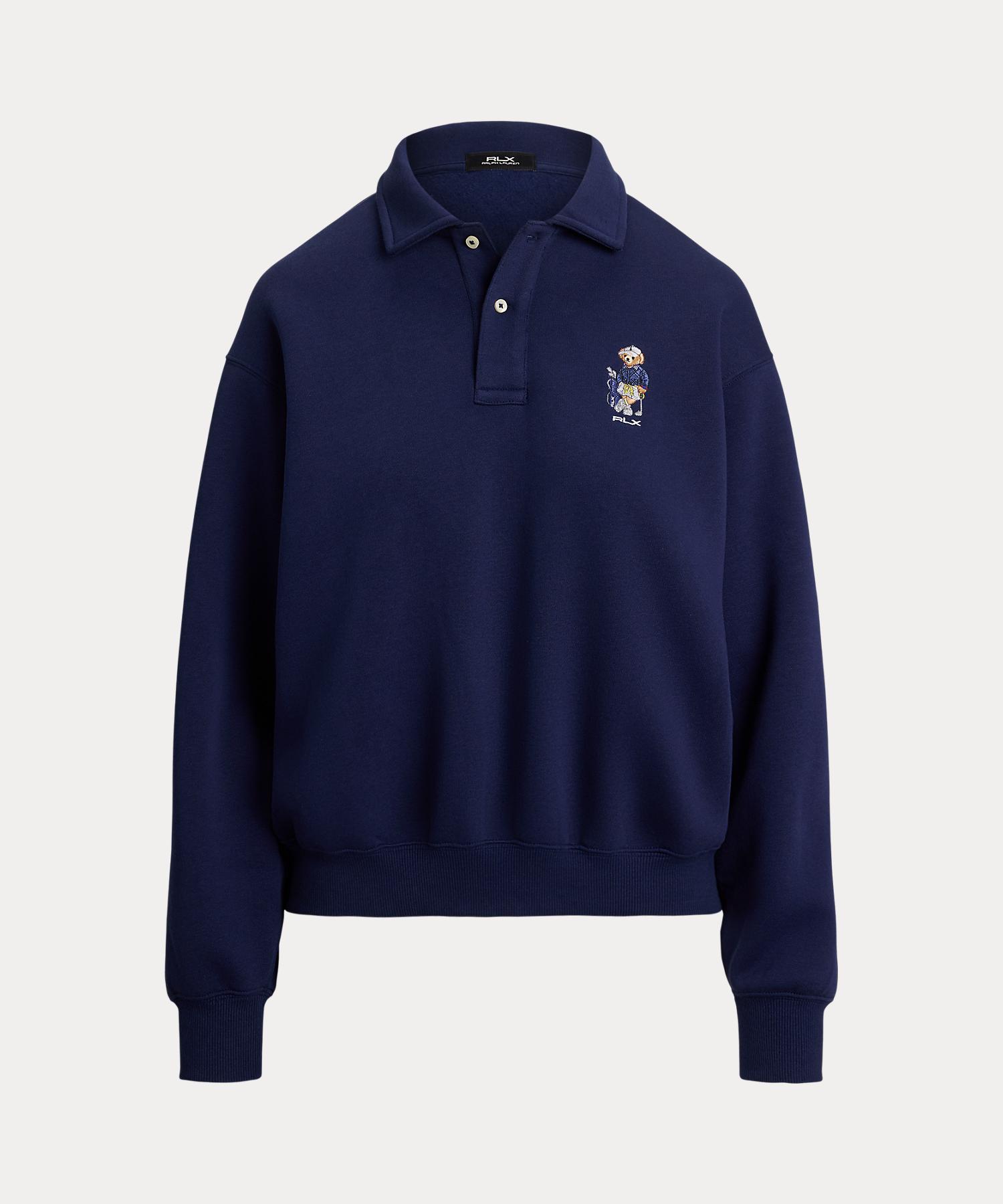 【POLO RALPH LAUREN】ロングスリーブ ポロシャツ　RLX RLX）Polo ベア フリース ロングスリーブ ポロシャツ(508450267