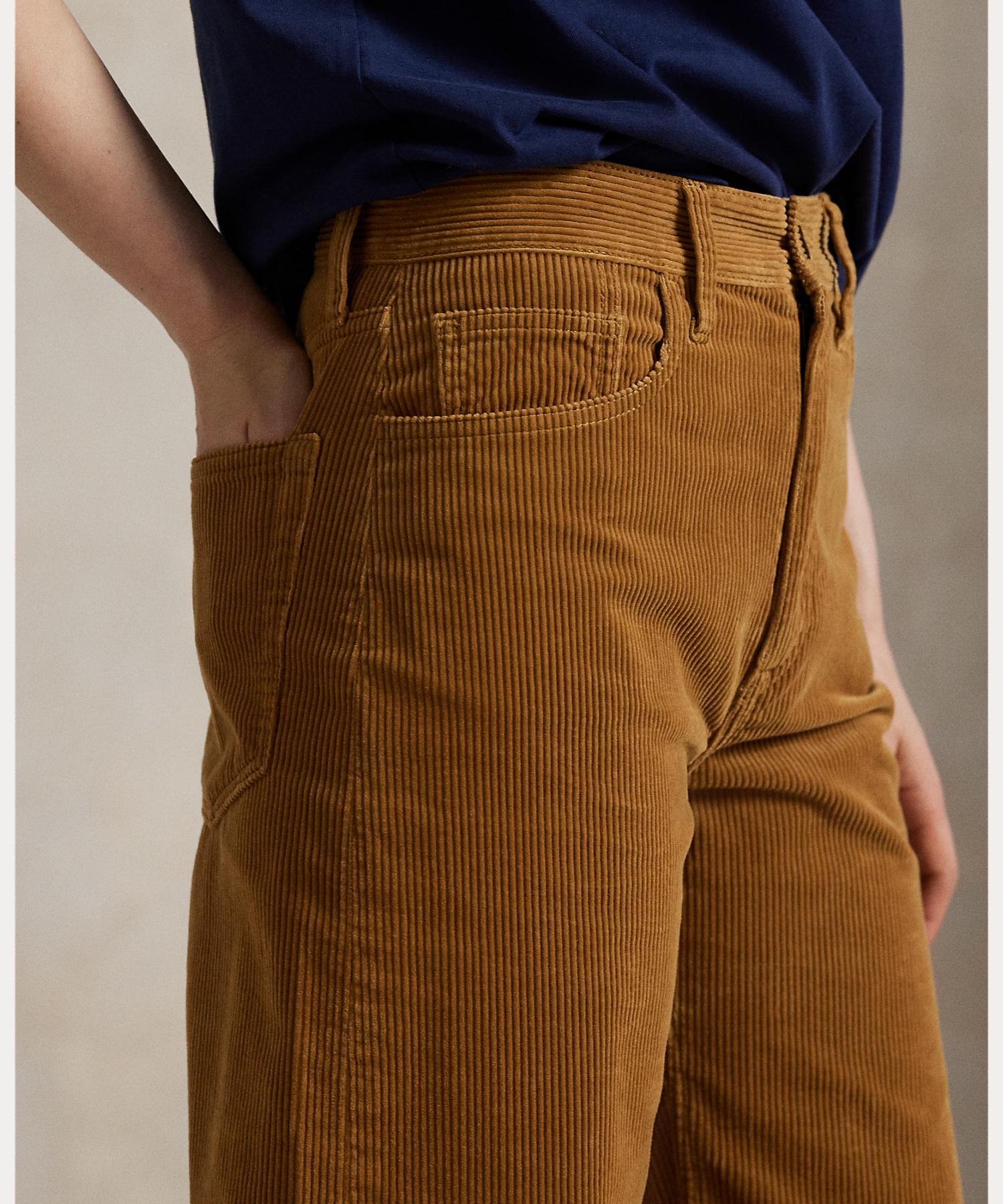 Polo Ralph Lauren コーデュロイ ワイドパンツ コットン コーデュロイ ワイドレッグ パンツ(508450425) | POLO