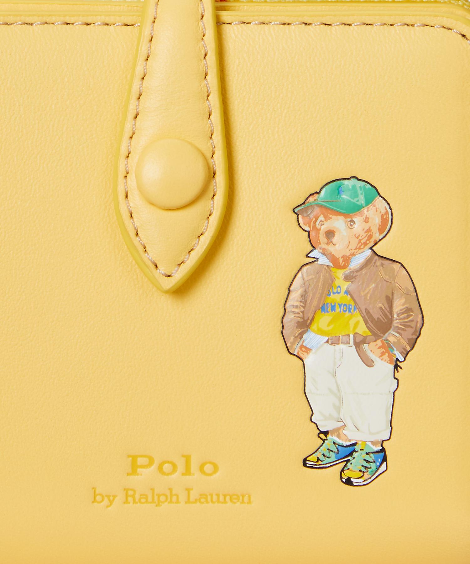 新品未使用 POLO BEAR ポロベア レザーコンパクトウォレット レッド Poloベア コンパクトウォレット | POLO RALPH LAUREN WOMENS