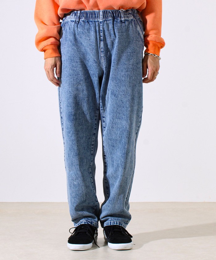ウォッシュ加工 イージーデニムパンツ FREAK'S STORE｜ウォッシュ加工 イージーデニムパンツ 25SS