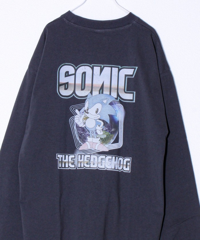 SONIC/ソニック】UNISEX ヴィンテージ風 ロンT(508471668