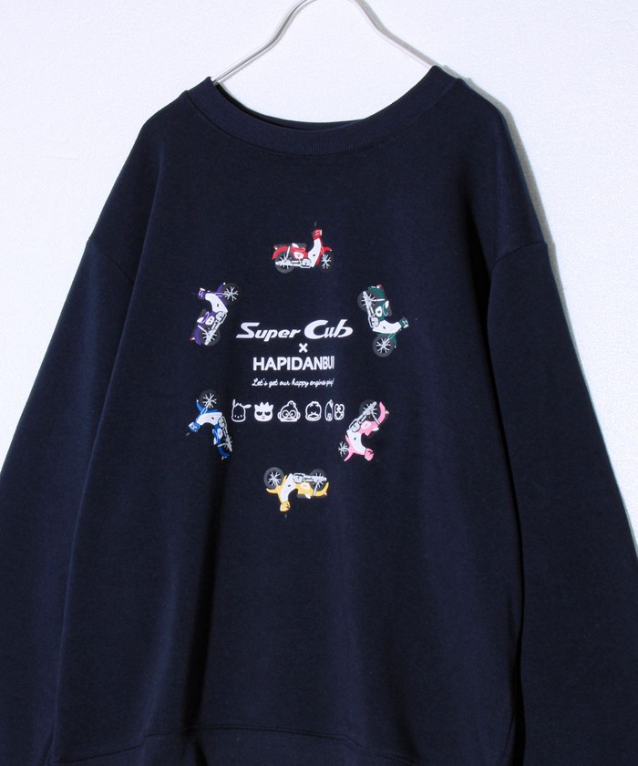 ホンダ×はぴだんぶい】UNISEX ウィング＆サークルカブ 裏起毛
