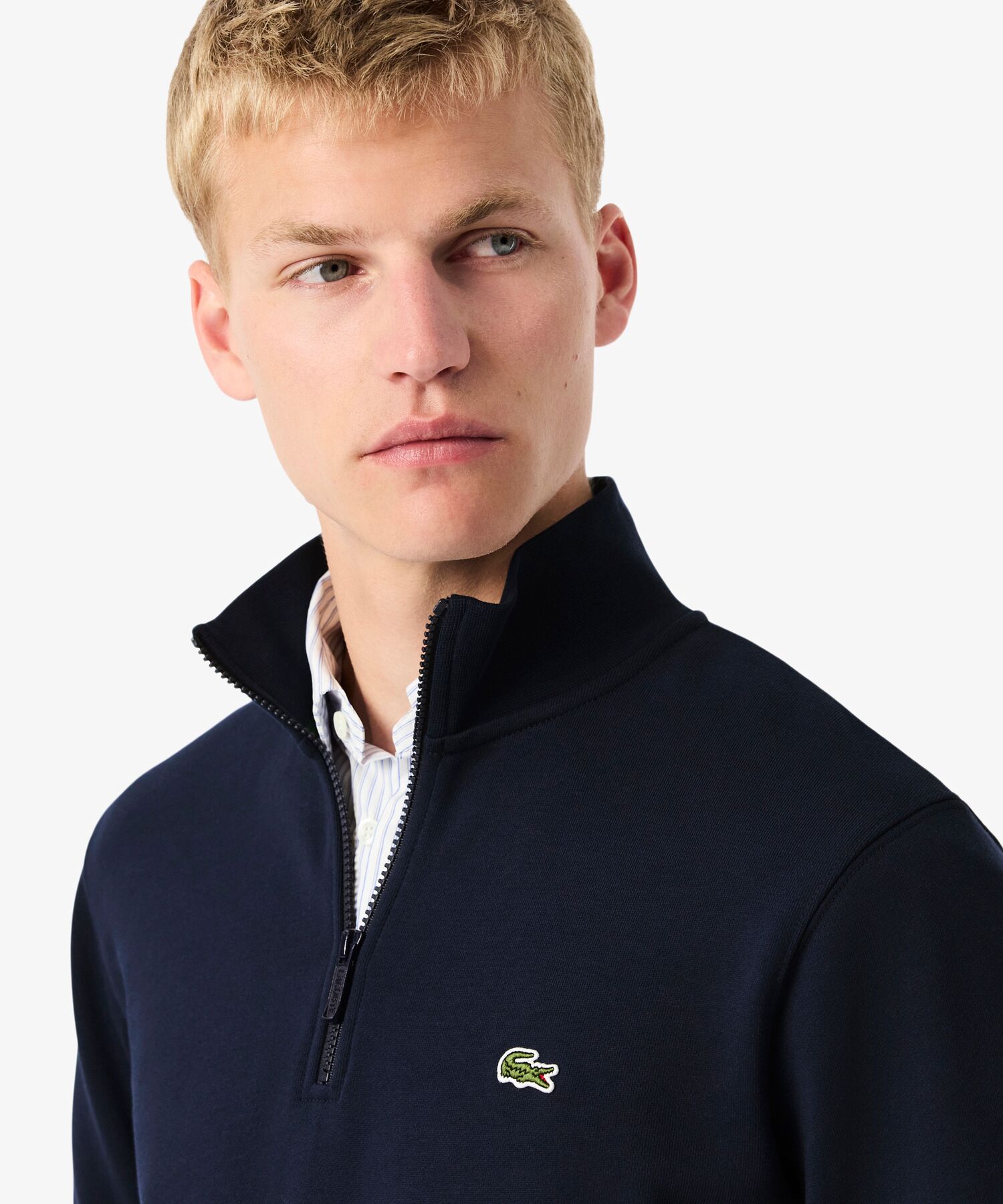 ラコステ LACOSTE ハイネックハーフジップスウェット(508484257
