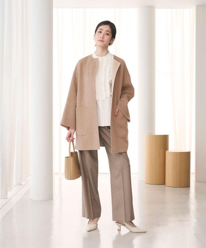 UNITED ARROWS バイカラーリバーミドルコート UNITED ARROWS｜バイカラー リバー ミドルコート | Rakuten