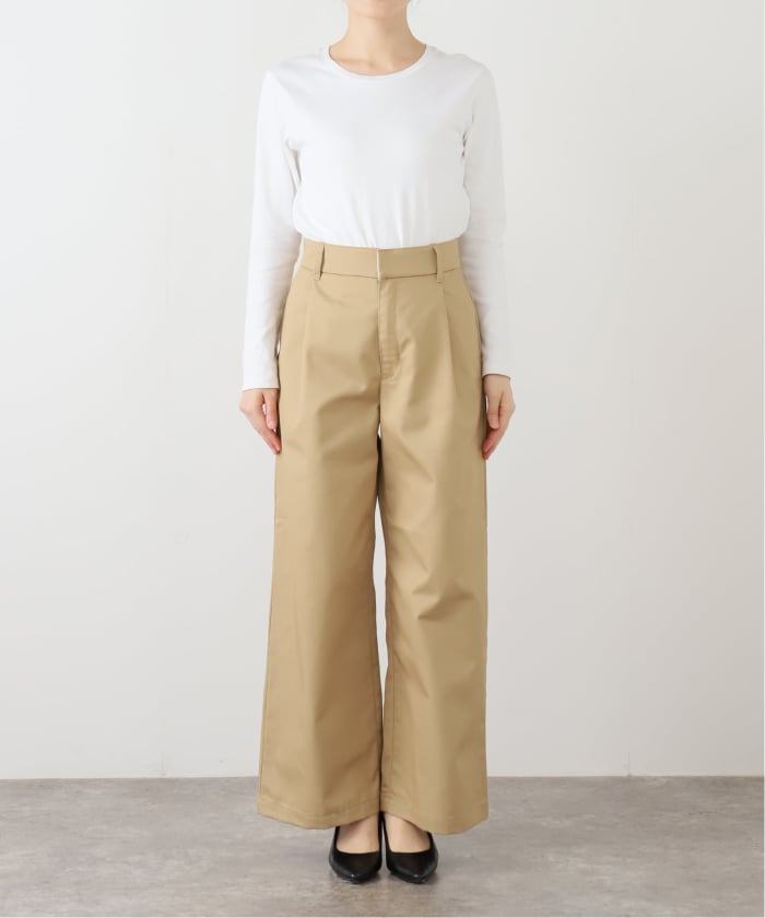 SLOBE IENA チノタックワイドパンツ 未使用 SLOBE IENA｜チノタックワイドパンツ | Rakuten Fashion(楽天