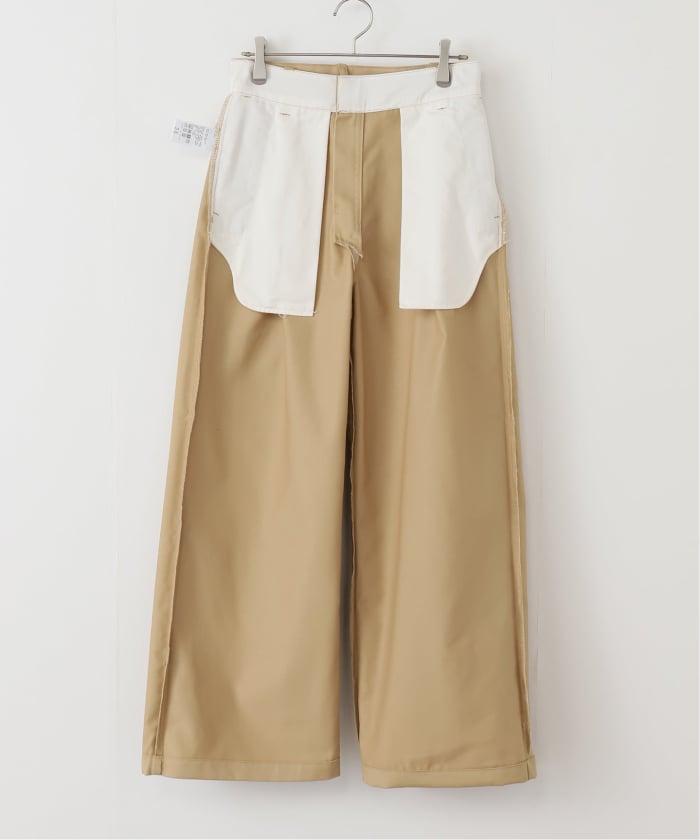 新品タグ付き IENA チノタックワイドパンツ チノタックワイドパンツ(508484895) | スローブ イエナ(SLOBE