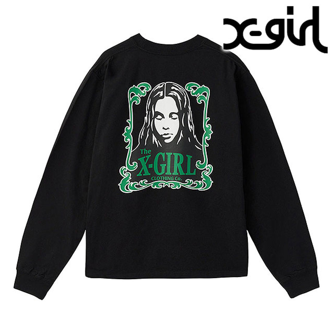 エックスガール / 「FACE」ロゴ クルーネック スウェット 楽天市場】【SALE／10%OFF】FACE & CURSIVE LOGO ZIP UP SWEAT