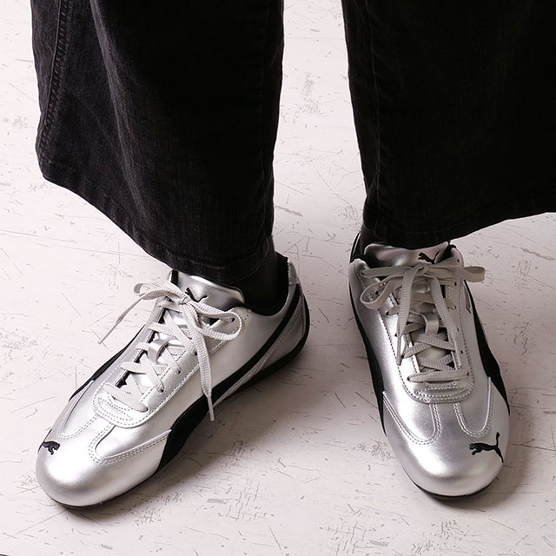 プーマ PUMA SPEEDCAT OG METALLIC PUMA－SILVER [403689－01