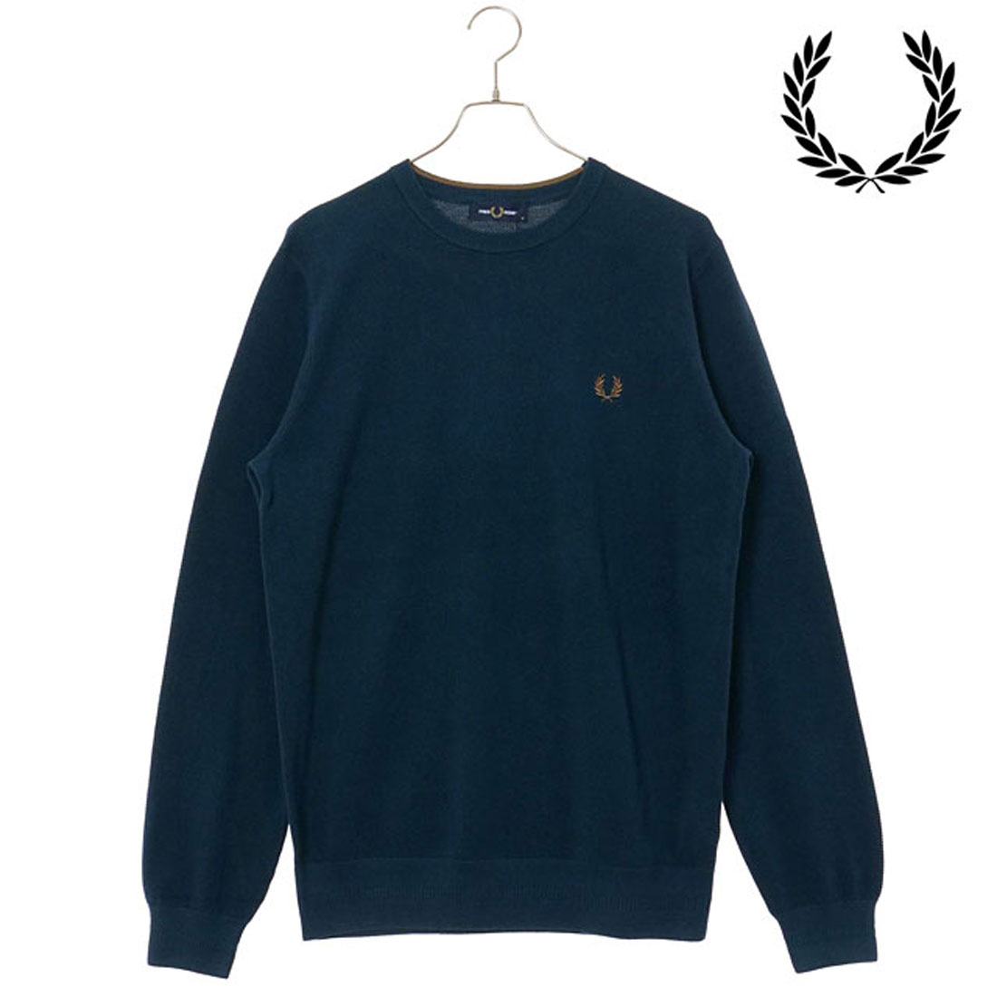 フレッドペリー FRED PERRY PIQUE STITCH JUMPER SHADED－STONE