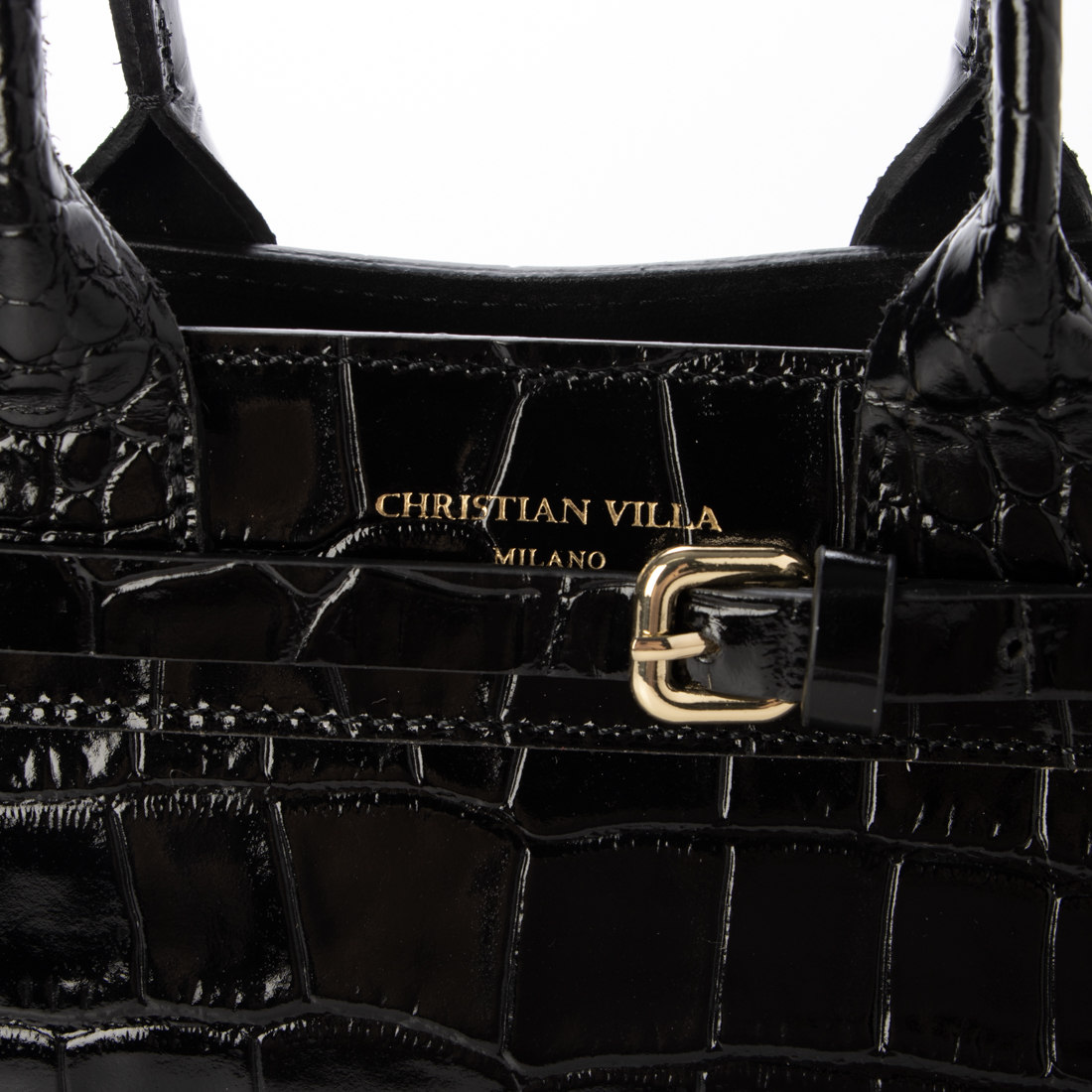 CHRISTIAN VILLA （クリスチャンヴィラ）レザーハンドバッグ CHRISTIAN VILLA クリスチャンヴィラ ミニバッグ ショルダー