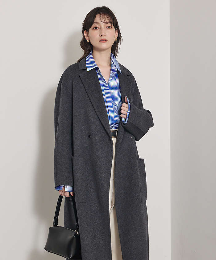Fay チェスター コート 小さいサイズ】ウールモッサ ロングチェスターコート(チェスター