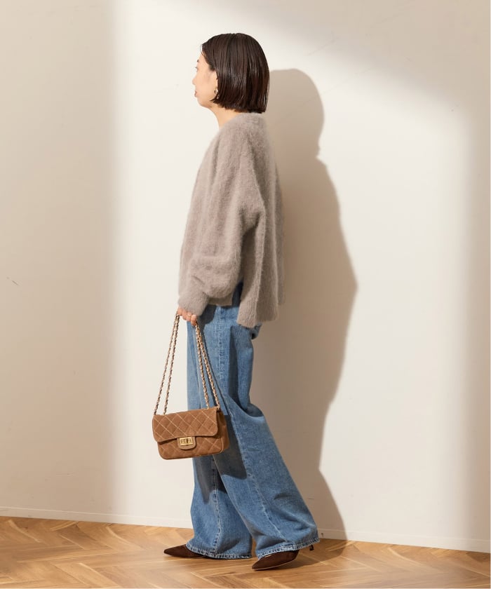 追加予約》FOX CASHMERE Vネックカーディガン(508487885
