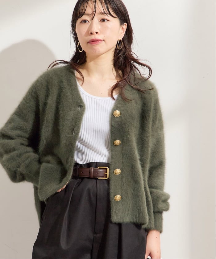 JOURNAL STANDARD - ジャーナルスタンダードレサージュ　ミラノリブカーディガン 追加予約》FOX CASHMERE Vネックカーディガン(508487885