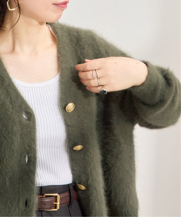 ジャーナルスタンダードレサージュFOX CASHMERE Vネックプルオーバー journal standard L'essage（ジャーナルスタンダードレサージュ