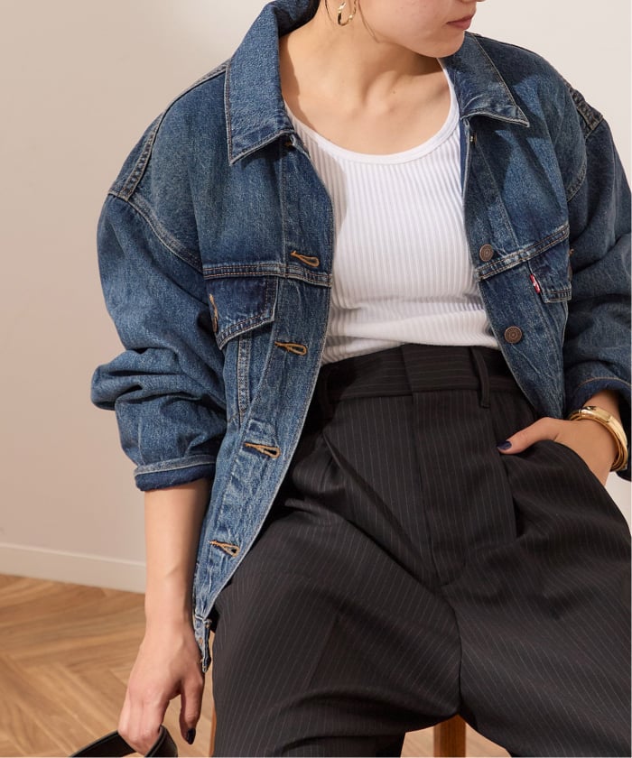 予約》【LEVI'S/リーバイス】WOMEN'S 90S TRUCKER：Gジャン