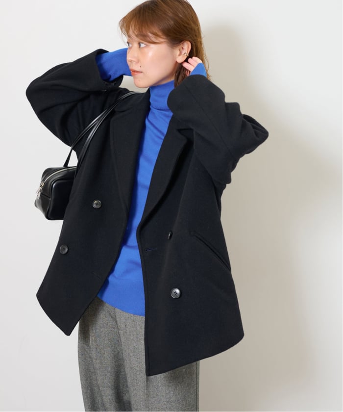JOURNAL STANDARD relume 尾州ウールショートPコート ジャーナルスタンダード レリューム JOURNAL STANDARD relume