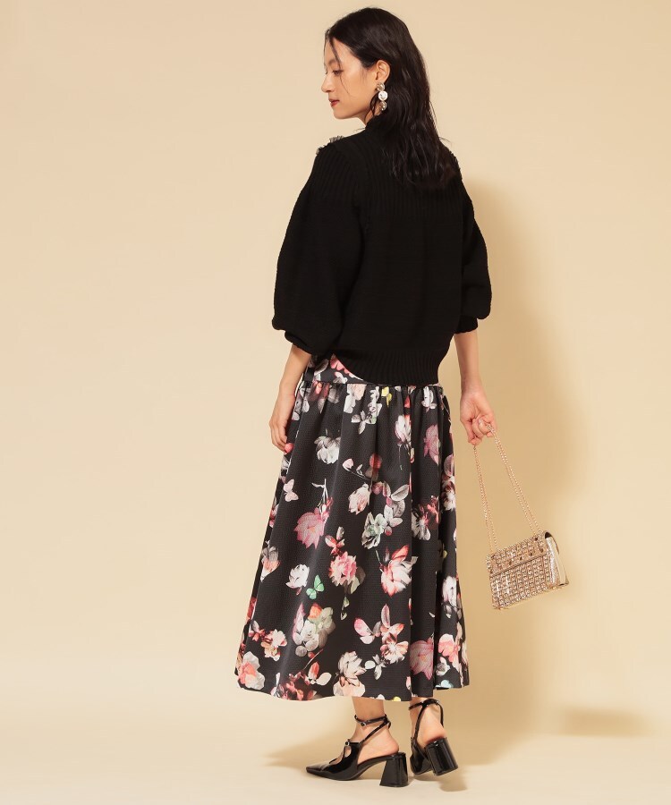スーナウーナ SunaUna 【COLLECTION LINE】花柄タックスカート