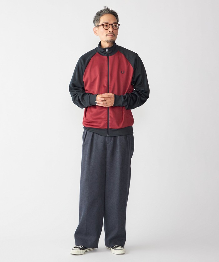 【早い者勝ち❕】FRED PERRY ブラック ジップアップジャケット Snap Detail Shell Jacket(M 102：BLACK): | FRED PERRY JAPAN