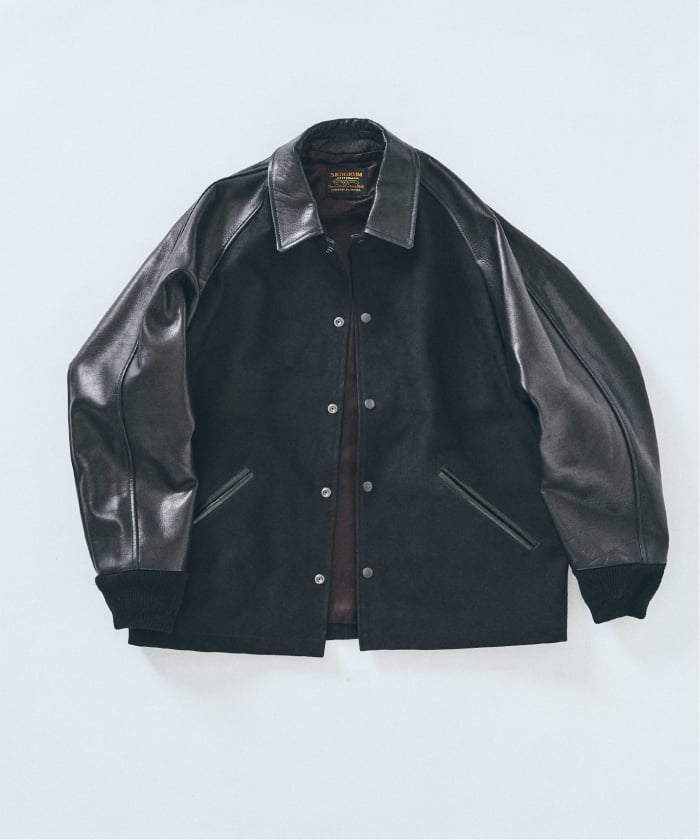 予約》【SKOOKUM / スクーカム】417別注 Leather AWARDブルゾン
