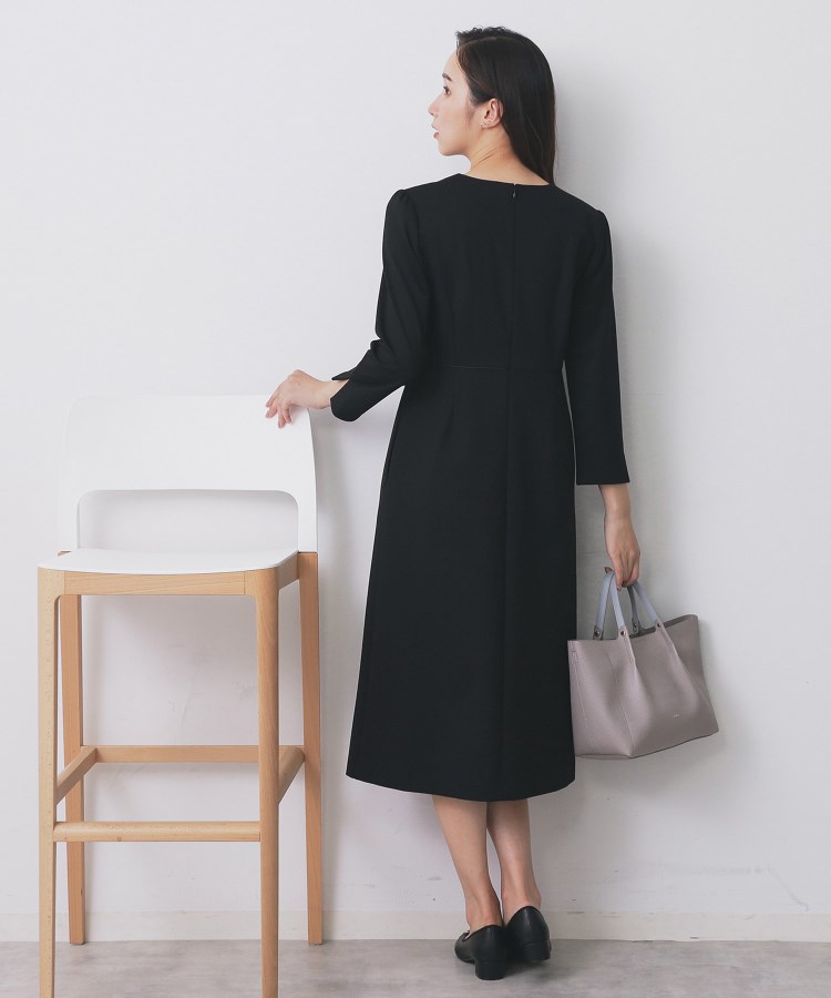 インデックス index DELEGANTポンチキーネックワンピース【洗濯