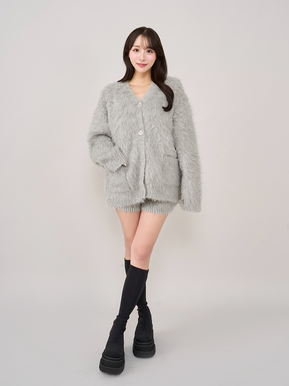 ダーリッチ Darich ヘアリーニットセットアップ(508489669